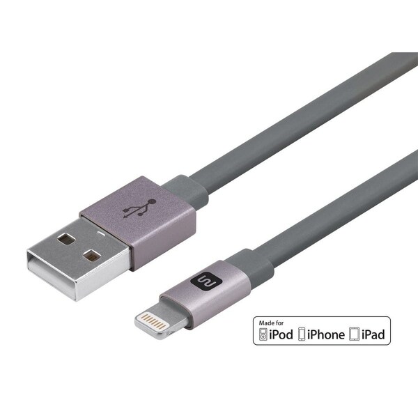 Cabernet Series Apple MFi Certified Flat Lightning To USB Charge & Syn